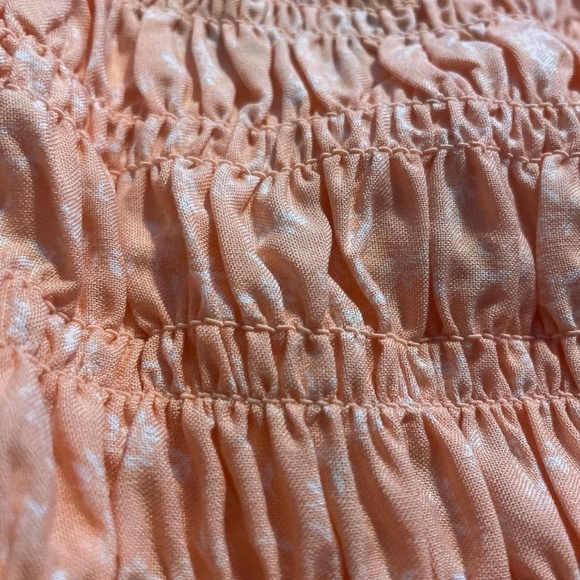 Arden B. Orange Floral Sleeveless Tube Top Dress Small - Picture 7 of 8